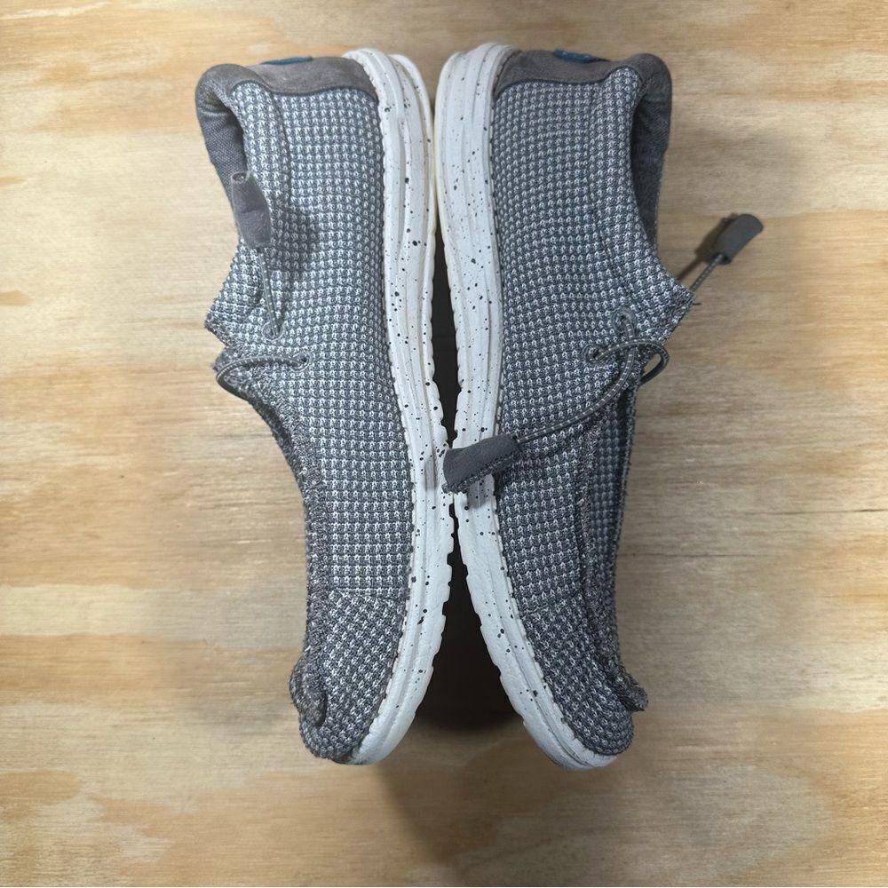 Hey Dude Wally Gray Sport Mesh Casual Shoes Men’s Size 9 - Picture 4 of 9